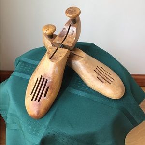 Vintage Wood Shoe Trees Forms Stretchers Wooden‎